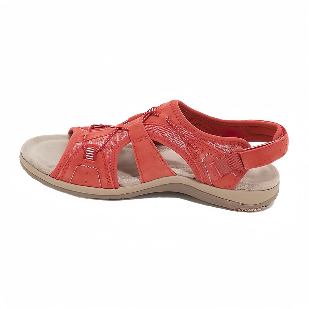 Orthopädische Sandalen für schmerzfreies Gehen — Koralle, Foto 8